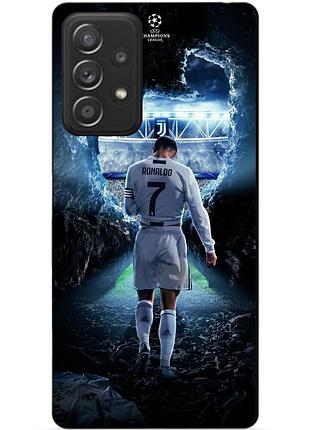 Чехол силиконовый бампер для samsung a32 с рисунком ronaldo роналдо