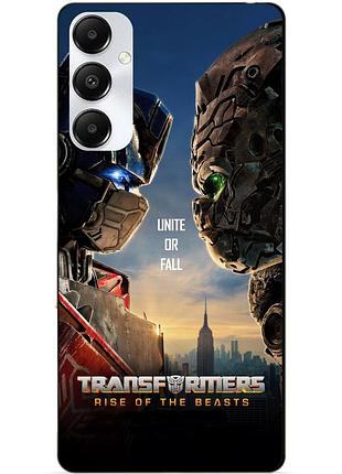 Чехол силиконовый бампер для samsung m35 5g с рисунком звероботы трансформеры transformers