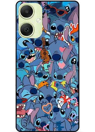 Силіконовий бампер чохол для samsung a03 з картинкою стіч stitch