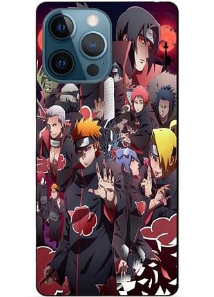 Силіконовий чохол бампер для iphone 13 pro з малюнком наруто naruto аніме