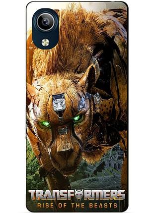 Силиконовый чехол бампер для vivo y91c с рисунком читор звероботы трансформеры transformers