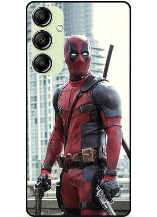 Силіконовий бампер чохол для samsung a04s з малюнком deadpool дедпул