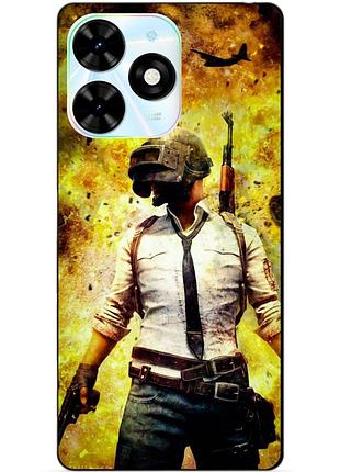 Силіконовий чохол бампер для infinix smart 8 plus (x6526) з малюнком пабг pubg