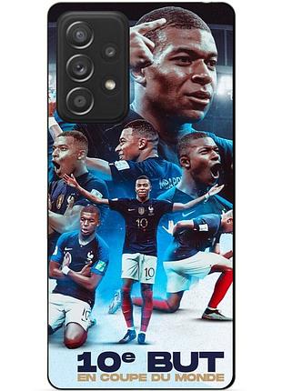 Чехол силиконовый бампер для samsung a32 с рисунком мбаппе франция mbappe