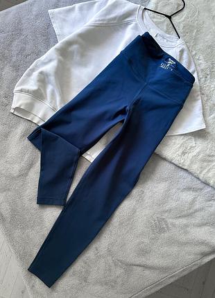 Сині цупкі лосіни reebok