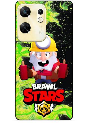 Чехол силиконовый бампер для infinix zero 30 4g с героем бравл динамайк