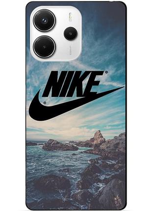 Силіконовий чохол бампер для xiaomi redmi note 14 з малюнком найк