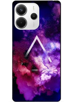 Силіконовий чохол бампер для xiaomi redmi note 14 з малюнком космос галактика