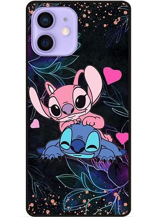 Силіконовий бампер чохол для iphone 11 з малюнком стіч stitch