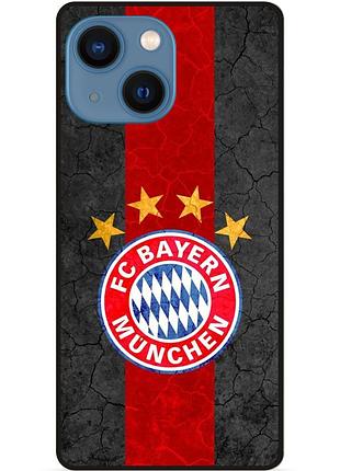 Чехол силиконовый бампер для iphone 15 с рисунком бавария мюнхен bayern
