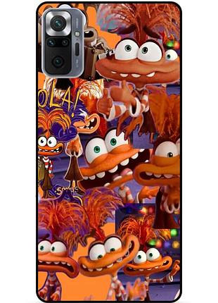 Силіконовий чохол бампер для xiaomi redmi note 10 pro з малюнком головоломка