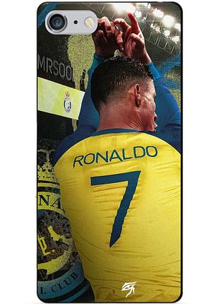 Силіконовий чохол бампер для iphone 6 plus з малюнком ronaldo аль наср роналдо