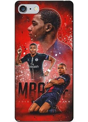 Силіконовий бампер чохол для iphone 6 plus з малюнком мбаппе псж mbappe