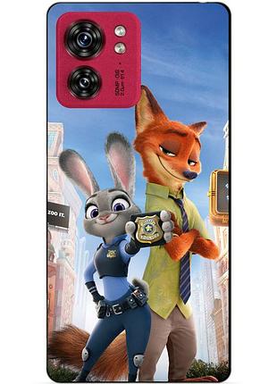 Силіконовий чохол бампер для motorola edge 40 з малюнком джуді зверополіс zootopia