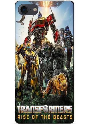 Силиконовый чехол бампер для iphone 8 звероботы трансформеры transformers