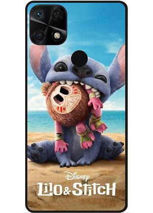 Силіконовий бампер чохол для xiaomi poco c40 стіч stitch