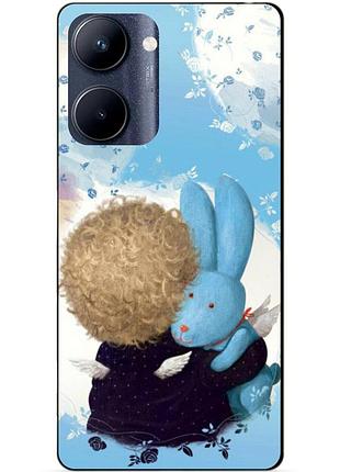 Силиконовый чехол бампер для realme c33 с рисунком любимый зайка гапчинская