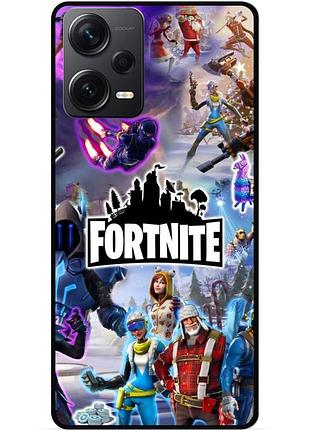 Силіконовий чохол бампер для xiaomi redmi note 12 pro 5g гра fortnite фортнайт