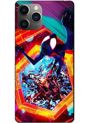 Силиконовый чехол бампер для iphone 11 pro max с рисунком человек паук spider man