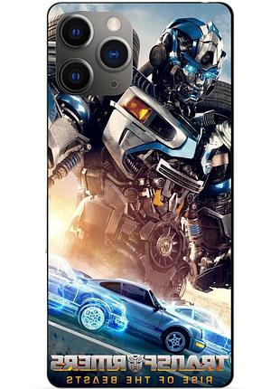 Силиконовый чехол бампер для iphone 11 pro max с рисунком мираж трансформеры