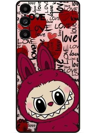 Чехол силиконовый бампер для samsung s20 fe с рисунком лабубу labubu