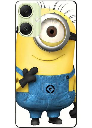 Силиконовый бампер чехол для samsung a05 с рисунком миньон кевин minion