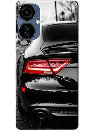 Силиконовый чехол бампер для oppo a40m с рисунком audi ауди машина авто