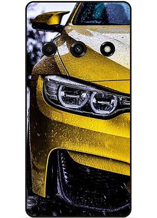 Чехол силиконовый бампер для xiaomi redmi a3 с рисунком bmw бмв машина авто
