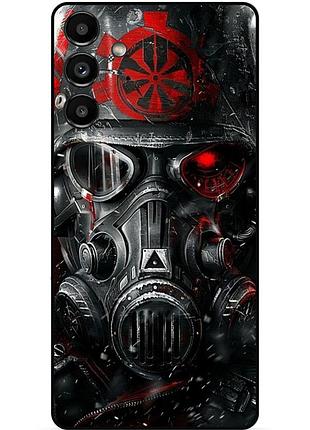 Чехол силиконовый бампер для samsung m52 с рисунком сталкер stalker
