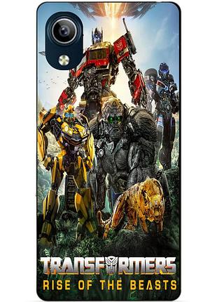 Силиконовый чехол бампер для vivo y1s звероботы трансформеры transformers