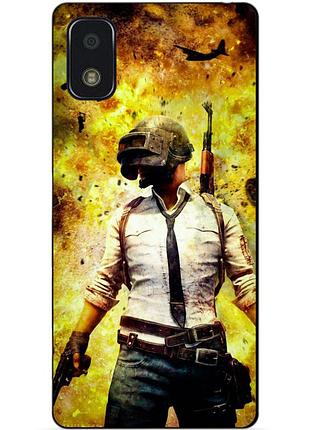 Силіконовий чохол бампер для zte blade l210 з малюнком пабг pubg