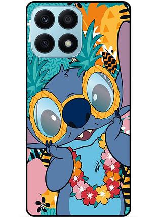 Силіконовий бампер чохол для huawei honor x8a з малюнком стіч stitch