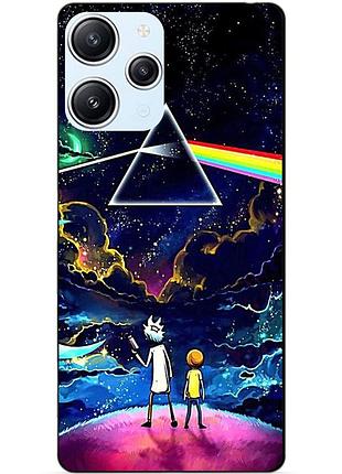 Силіконовий чохол бампер для xiaomi redmi 12 з малюнком рік і морті rick and morty