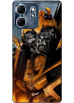 Силіконовий чохол бампер для infinix smart 9 (x6532) з малюнком бамблбі bumblebee трансформери