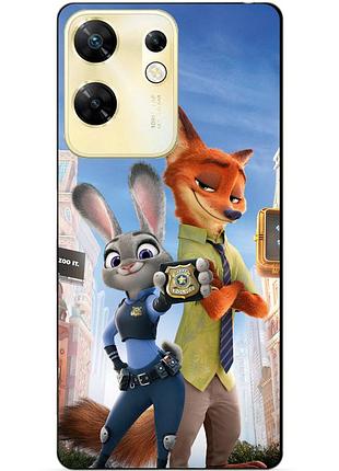 Силіконовий чохол бампер для infinix zero 30 4g з малюнком джуді зверополіс zootopia