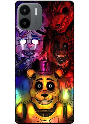 Силіконовий бампер чохол для xiaomi redmi a2 / a1 з малюнком freddy фредді аніматроніки