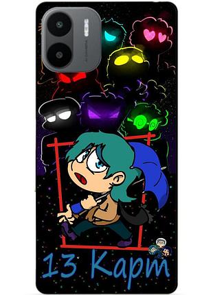 Силиконовый чехол бампер для xiaomi redmi a2 / a1 с героем 13 карт зонтик