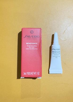 Shiseido benefiance reneurared technology wrinkle smoothing eye cream – крем для очей  для жінок (пробник)