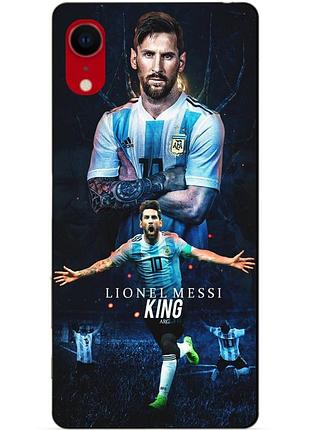 Силиконовый чехол бампер для iphone xr с рисунком messi аргентина месси