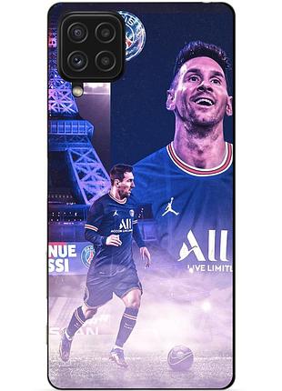 Чехол силиконовый бампер для samsung m32 с рисунком messi psg месси