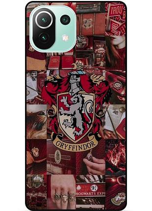 Силіконовий бампер чохол для xiaomi mi 11 lite з малюнком ґрифіндор gryffindor гаррі поттер harry potter