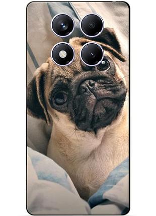 Силіконовий чохол бампер для xiaomi redmi note 14 pro plus 5g з малюнком фото мопс