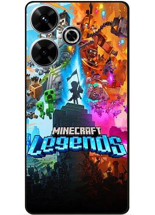 Силіконовий чохол бампер для infinix hot 30 (x6831) гра майнкрафт minecraft