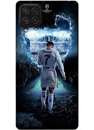 Чехол силиконовый бампер для samsung m32 с рисунком ronaldo роналдо