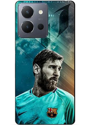 Силіконовий чохол бампер для vivo y36 з малюнком leo messi мессі