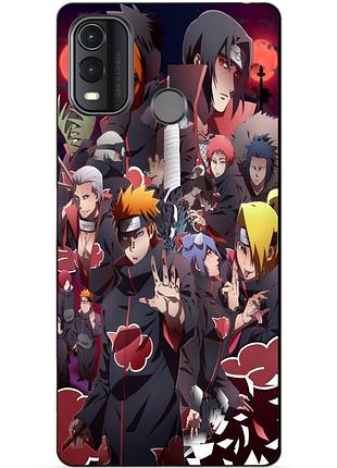 Силиконовый чехол бампер для nokia g11 plus с рисунком наруто naruto аниме