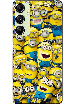 Силіконовий чохол бампер для samsung a04s з малюнком міньйони minion