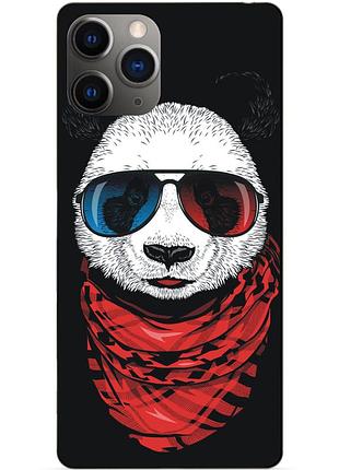 Силіконовий чохол бампер для iphone 11 pro з малюнком панда