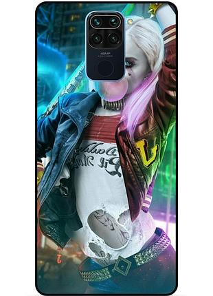 Силіконовий бампер чохол для xiaomi redmi note 9 з малюнком harley quinn харлі квінн joker