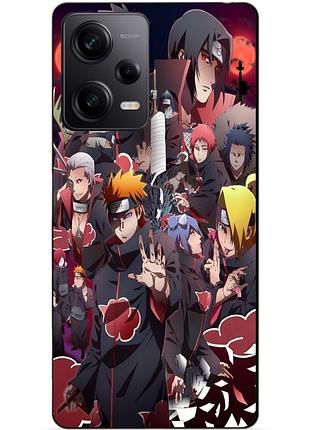 Силиконовый чехол бампер для xiaomi redmi note 12 pro 5g с рисунком наруто naruto аниме